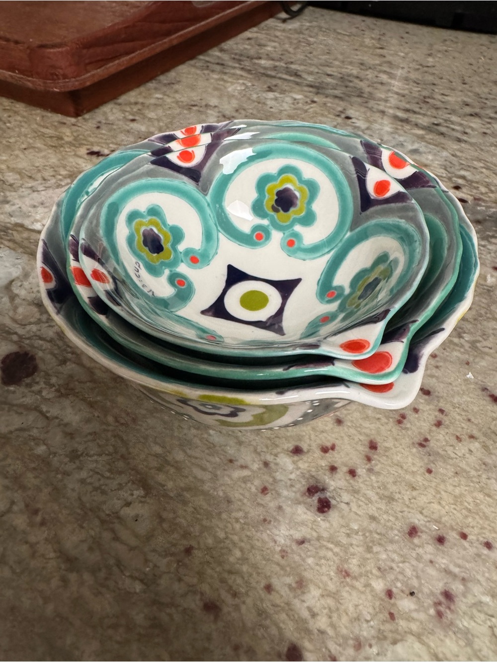 Anthropologie Izmir Nesting Ceramic Measuring Cups